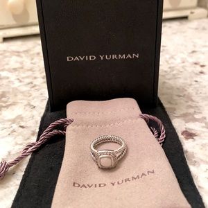David Yurman Petite Albion Ring with diamonds